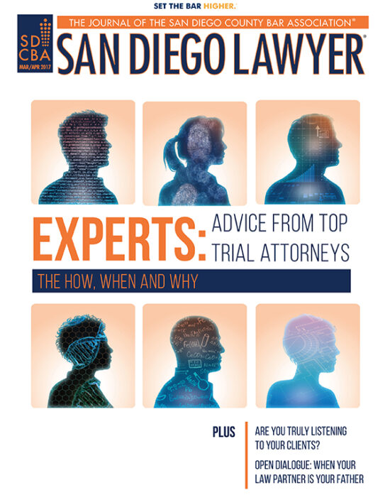 San Diego Lawyer Magazine – Attiba Royster Illustration and Design